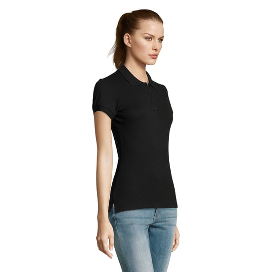 SOLS Dames/Dames Passion Poloshirt (Zwart) - Image 3