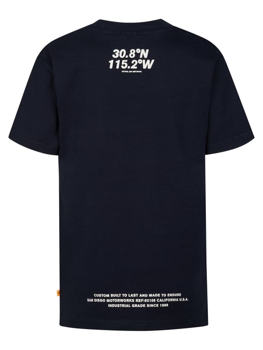 Petrol Industries - Printed Jersey T-shirt Bandolera Boys -  Blue - Image 2