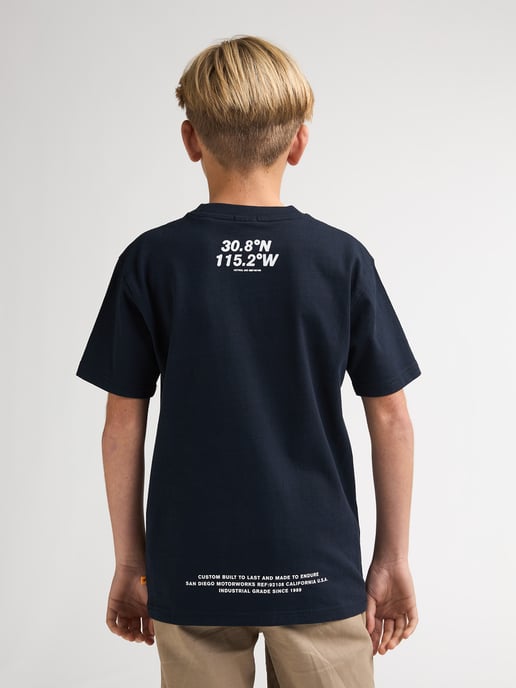 Petrol Industries - Printed Jersey T-shirt Bandolera Boys -  Blue - Image 4
