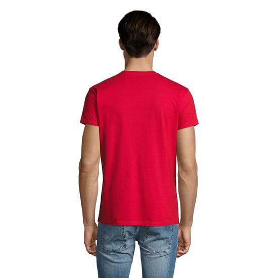 SOLS Heren Imperial V Hals T-shirt (Rood) - Image 2