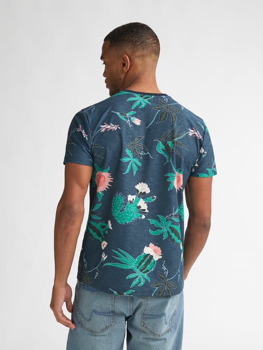 Petrol Industries - Heren T-shirt met all-over print Carbón - Blauw - Image 4