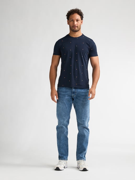 Petrol Industries - Heren T-shirt met all-over print Lava - Blauw - Image 5
