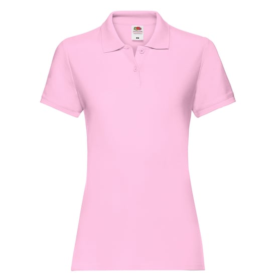 Fruit of the Loom Dames/Dames Premium Effen Poloshirt (Lichtroze) - Image 1