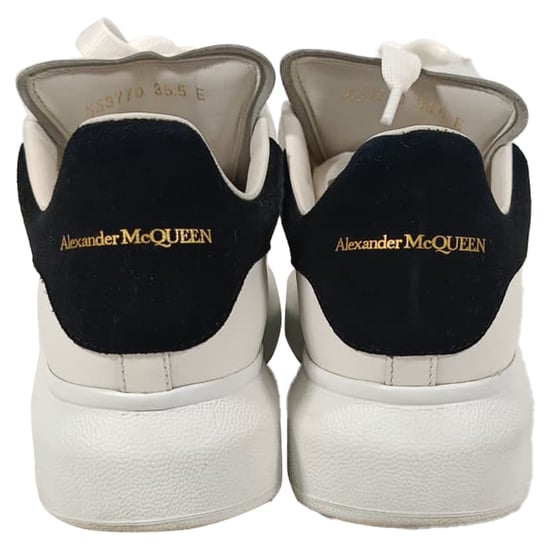 Alexander McQueen Oversized Sneakers in Witte Leren - Image 3