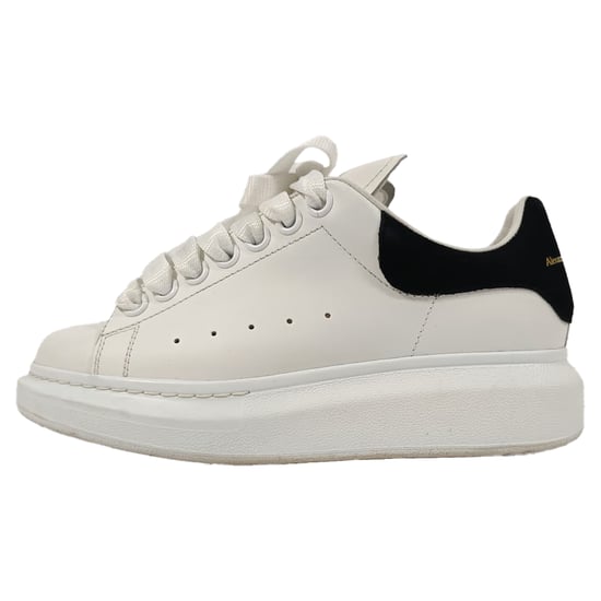 Alexander McQueen Oversized Sneakers in Witte Leren - Image 4