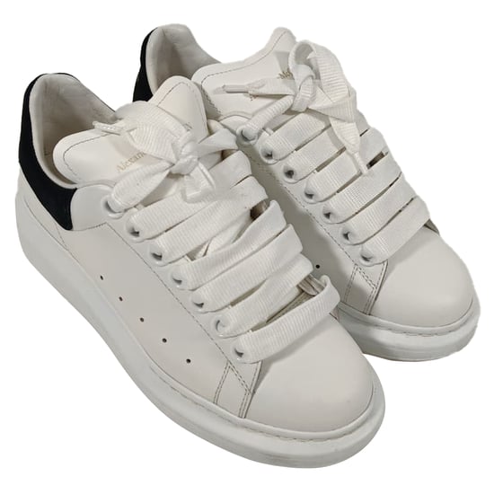 Alexander McQueen Oversized Sneakers in Witte Leren - Image 5