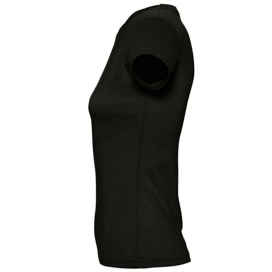 SOLS Womens/Ladies Imperial T-Shirt (Deep Black) - Image 3