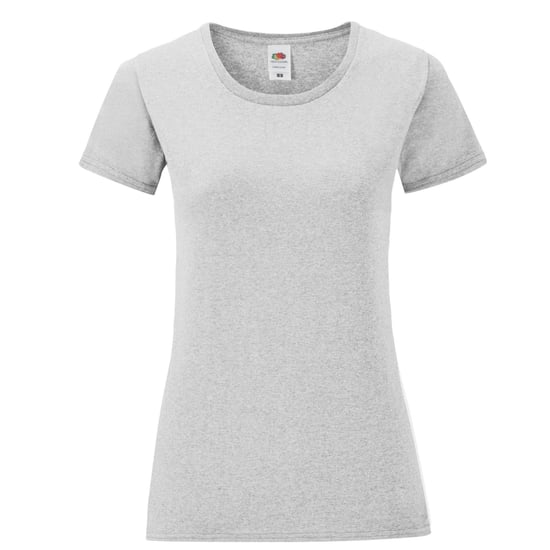 Fruit of the Loom Vrouwen/dames Iconisch T-Shirt (Heide Grijs) - Image 1