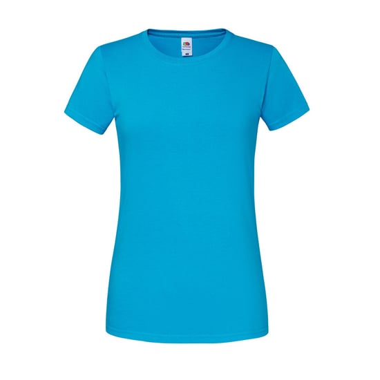 Fruit of the Loom Womens/Ladies Iconic 190 T-Shirt (Azure Blue) - Image 1