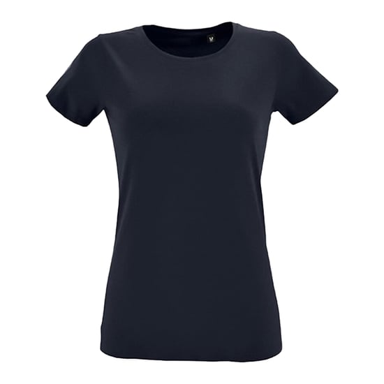 SOLS Womens/Ladies Regent Round Neck Fitted T-Shirt (French Navy) - Image 1