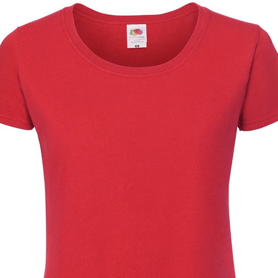 Fruit of the Loom Dames/Dames Iconic 190 T-Shirt (Rood) - Image 2