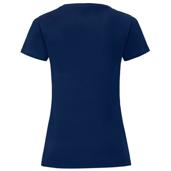 Fruit of the Loom Dames/Dames Iconic Combed Cotton T-shirt (Marine) - Image 2