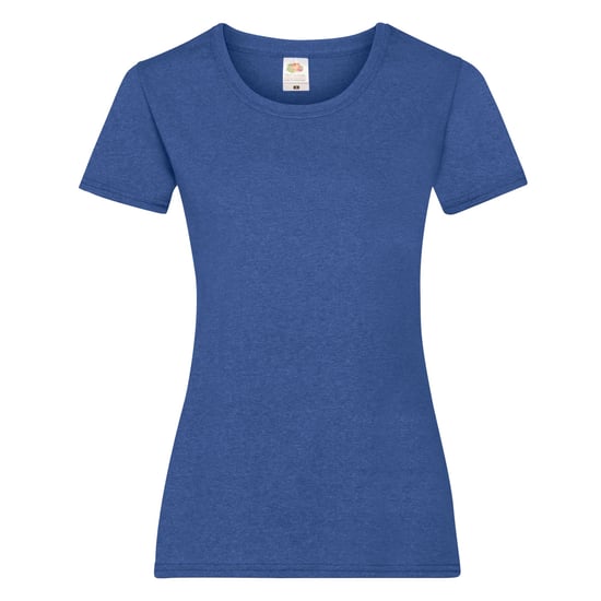 Fruit of the Loom Dames/Dames Valueweight T-Shirt (Retro Heather Royal) - Image 1