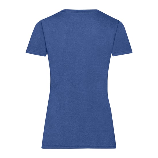 Fruit of the Loom Dames/Dames Valueweight T-Shirt (Retro Heather Royal) - Image 3