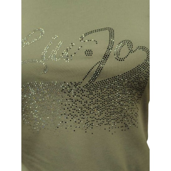 Liu Jo Dames/Dames Logo Slim T-shirt (Groen) - Image 3