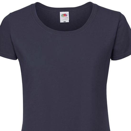 Fruit of the Loom Womens/Ladies Iconic 190 T-Shirt (Deep Navy) - Image 2