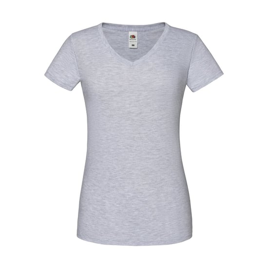 Fruit of the Loom Dames/Dames Iconisch V Hals T-shirt (Heide Grijs) - Image 1