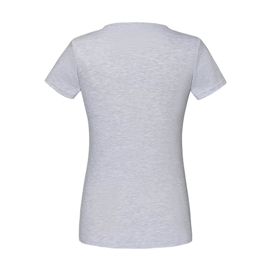 Fruit of the Loom Dames/Dames Iconisch V Hals T-shirt (Heide Grijs) - Image 2