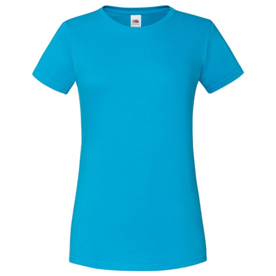 Fruit of the Loom Dames/Dames Iconic Combed Cotton T-shirt (Azuurblauw) - Image 1