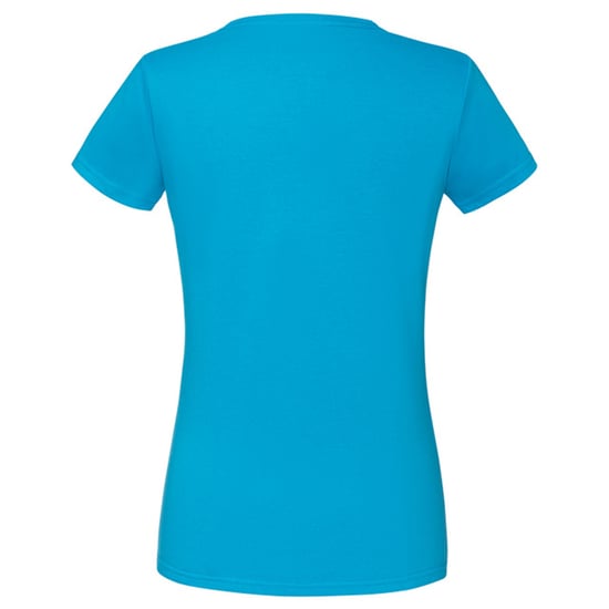 Fruit of the Loom Dames/Dames Iconic Combed Cotton T-shirt (Azuurblauw) - Image 2
