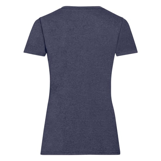 Fruit of the Loom Dames/Dames Valueweight T-Shirt (Vintage Heide Navy) - Image 2