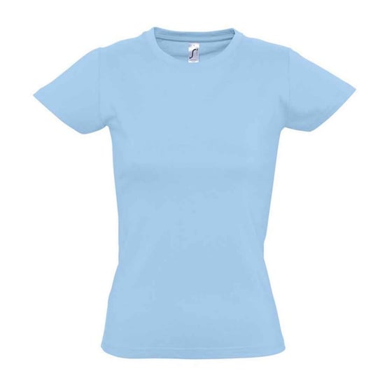 SOLS Dames/Dames Imperial T-shirt (Hemelsblauw) - Image 1