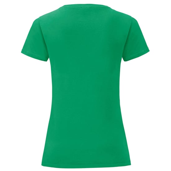 Fruit of the Loom Dames/Dames Iconic Combed Cotton T-shirt (Kelly Groen) - Image 2