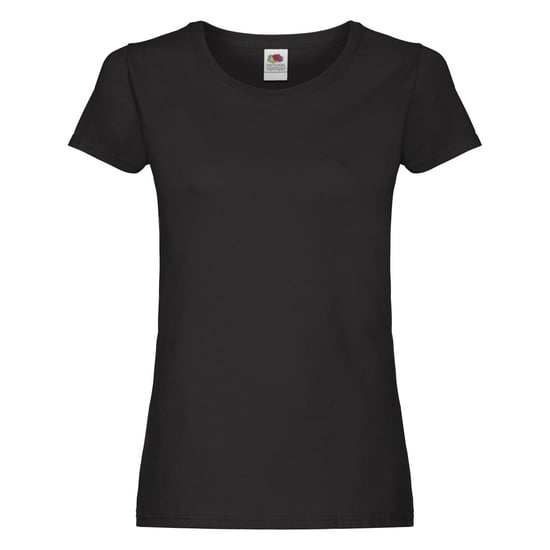 Fruit of the Loom Dames/Dames Origineel Katoenen T-Shirt (Zwart) - Image 1