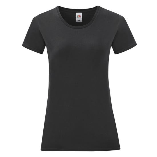 Fruit of the Loom Dames/dames Iconisch 150 T-Shirt (Zwart) - Image 1