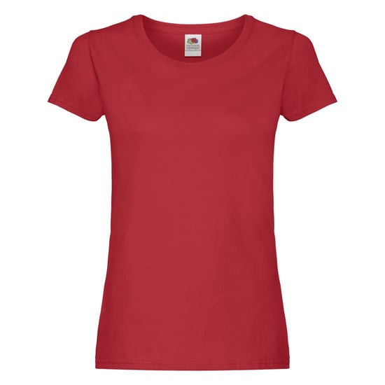 Fruit of the Loom Dames/Dames Origineel Katoenen T-Shirt (Rood) - Image 1