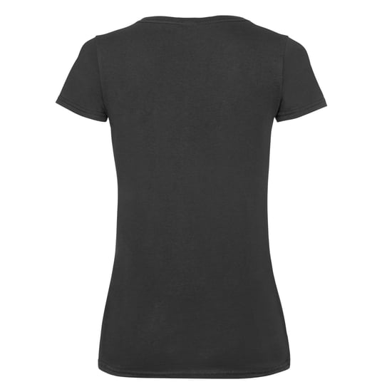 Fruit of the Loom Dames/Dames Valueweight V Hals T-shirt (Zwart) - Image 2