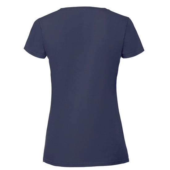 Fruit of the Loom Dames/Dames Iconic 195 Premium Ringspun Katoenen T-Shirt (Deep Navy) - Image 2