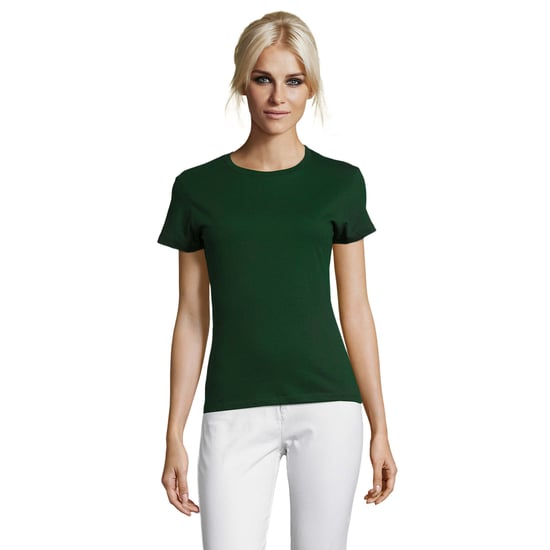 SOLS Dames/Dames Regent T-Shirt (Fles groen) - Image 1
