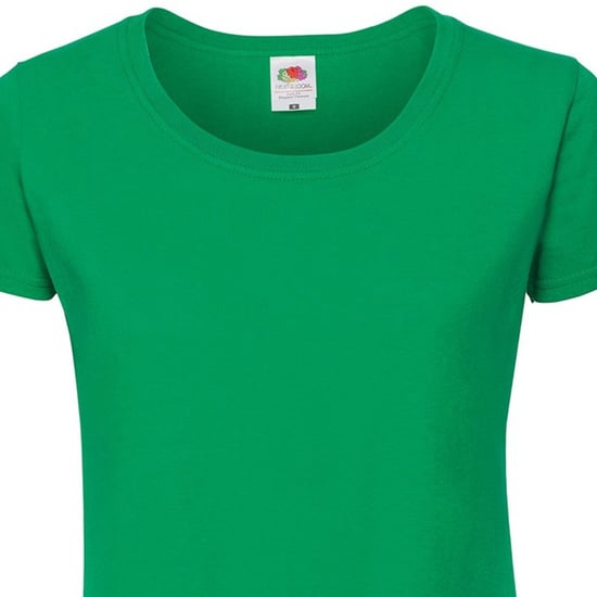 Fruit of the Loom Dames/Dames Iconic 190 T-Shirt (Kelly Groen) - Image 2