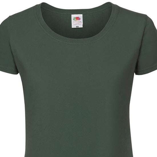 Fruit of the Loom Dames/Dames Iconic 190 T-Shirt (Fles groen) - Image 2