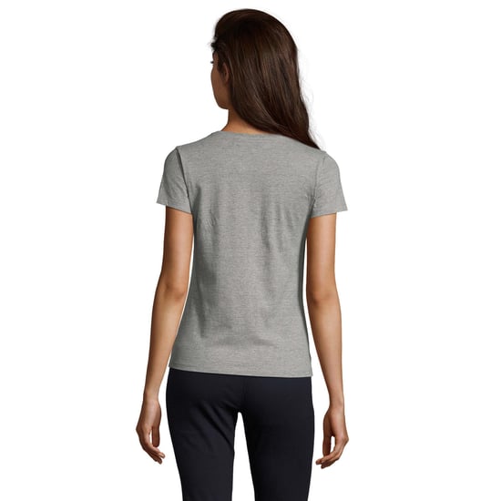SOLS Dames/Dames Imperial V Hals T-shirt (Grijze Melange) - Image 2