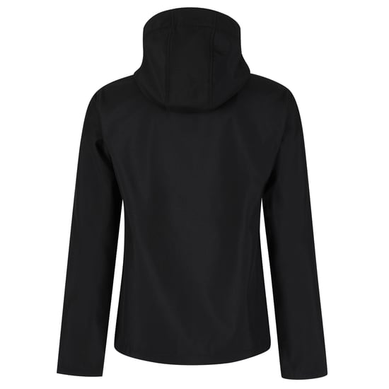 Regatta Heren Venturer 3 Layer Hooded Soft Shell Jacket (Zwart) - Image 2