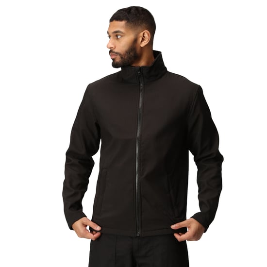 Regatta Heren Ablaze Printable Soft Shell Jas (Zwart) - Image 4