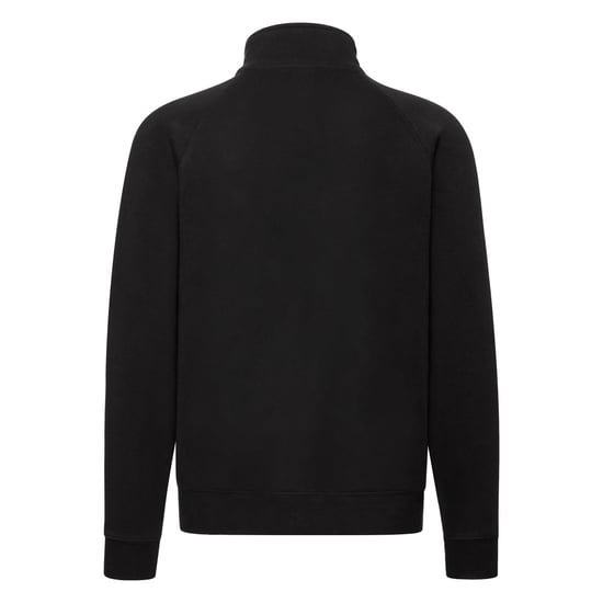 Fruit of the Loom Mens Premium Sweat Jacket (Black) - Image 2