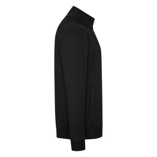 Fruit of the Loom Mens Premium Sweat Jacket (Black) - Image 3