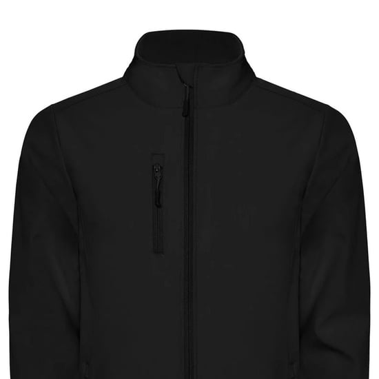 Roly Heren Nebraska Soft Shell Jas (Zwart) - Image 2