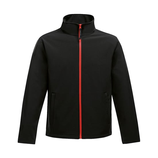 Regatta Dames/Dames Ablaze bedrukbare Soft Shell jas (Zwart/Klassiek Rood) - Image 1