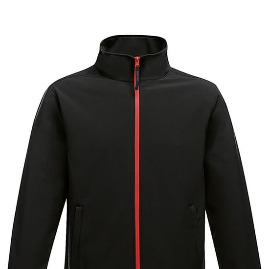 Regatta Dames/Dames Ablaze bedrukbare Soft Shell jas (Zwart/Klassiek Rood) - Image 2