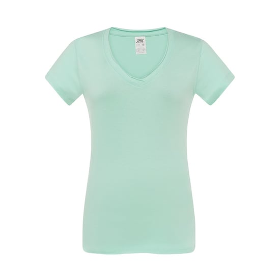 JHK Dames/Dames Sicilia V Hals T-shirt (Muntgroen) - Image 1