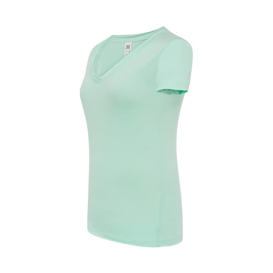 JHK Dames/Dames Sicilia V Hals T-shirt (Muntgroen) - Image 3