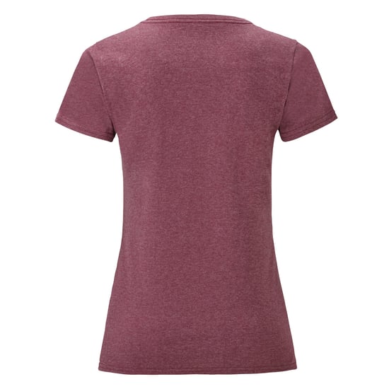 Fruit of the Loom Dames/dames Iconic Heather T-shirt (Heide Bourgogne) - Image 2