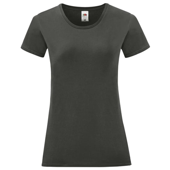 Fruit of the Loom Dames/Dames Iconic Combed Cotton T-shirt (Licht Grafiet Solid) - Image 1