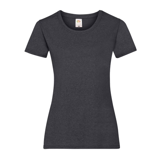 Fruit of the Loom Dames/Dames Valueweight T-Shirt (Donkergrijze heide) - Image 1