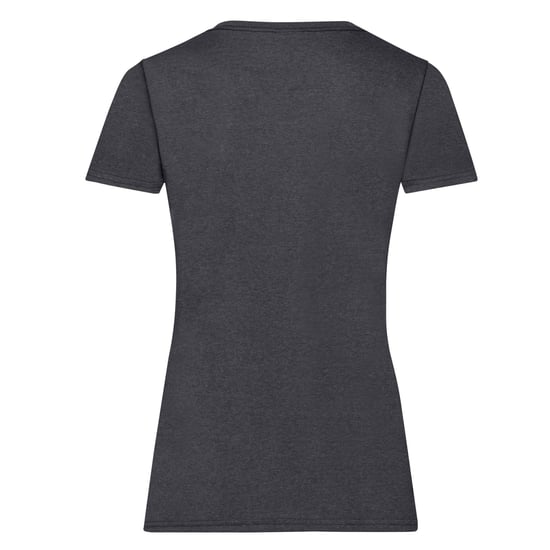 Fruit of the Loom Dames/Dames Valueweight T-Shirt (Donkergrijze heide) - Image 2
