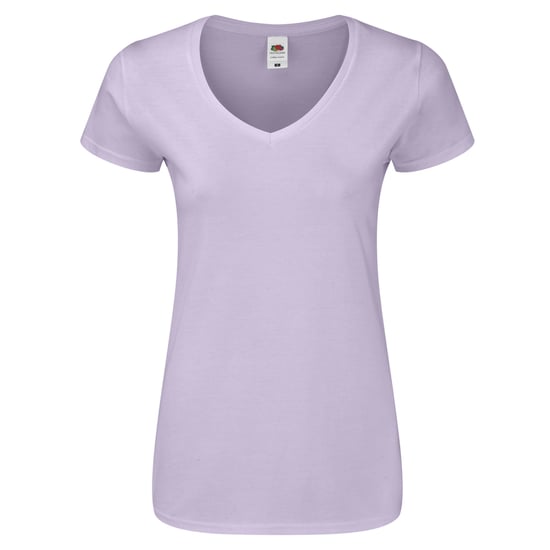 Fruit of the Loom Dames/Dames Iconisch V Hals T-shirt (Zachte lavendel) - Image 1
